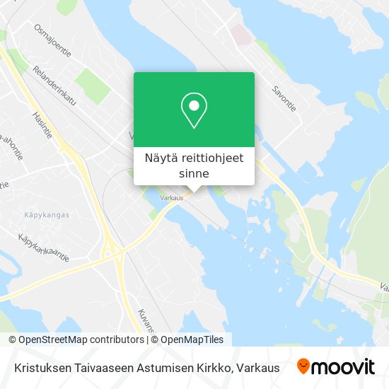 Kristuksen Taivaaseen Astumisen Kirkko kartta