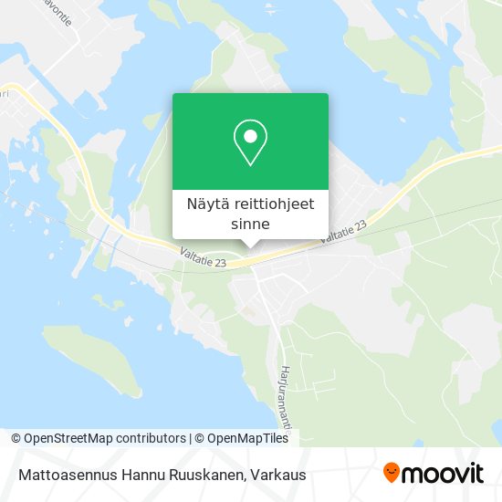 Mattoasennus Hannu Ruuskanen kartta