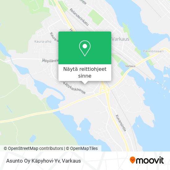 Asunto Oy Käpyhovi-Yv kartta