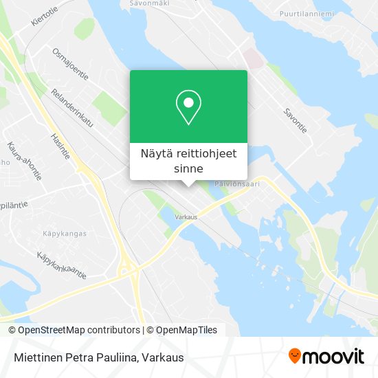 Miettinen Petra Pauliina kartta