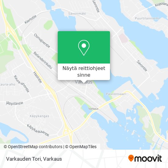 Varkauden Tori kartta