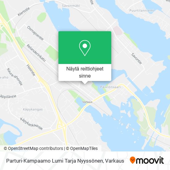 Parturi-Kampaamo Lumi Tarja Nyyssönen kartta