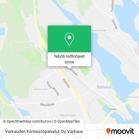 Varkauden Kiinteistöpalvelut Oy kartta