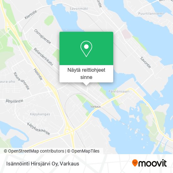 Isännöinti Hirsjärvi Oy kartta