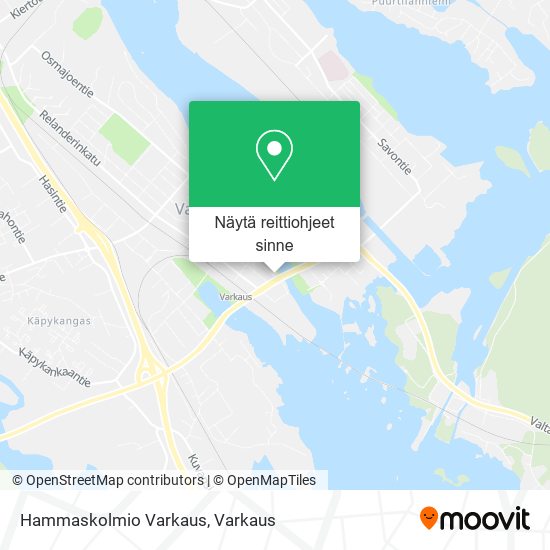 Hammaskolmio Varkaus kartta