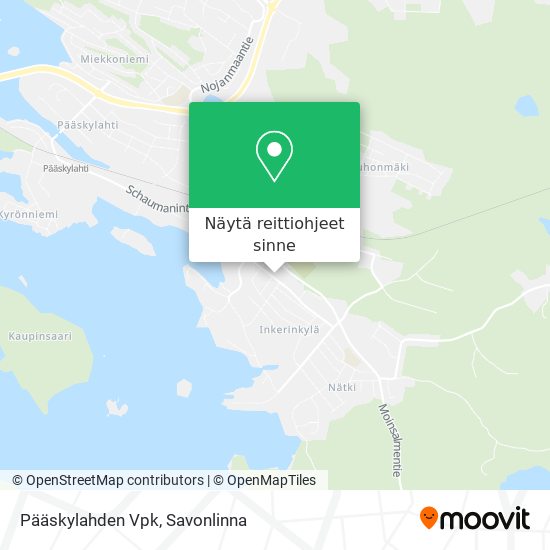 Pääskylahden Vpk kartta