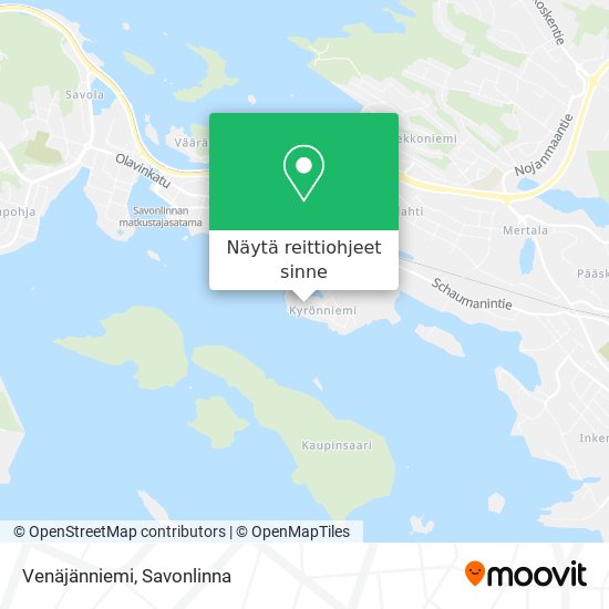 Venäjänniemi kartta