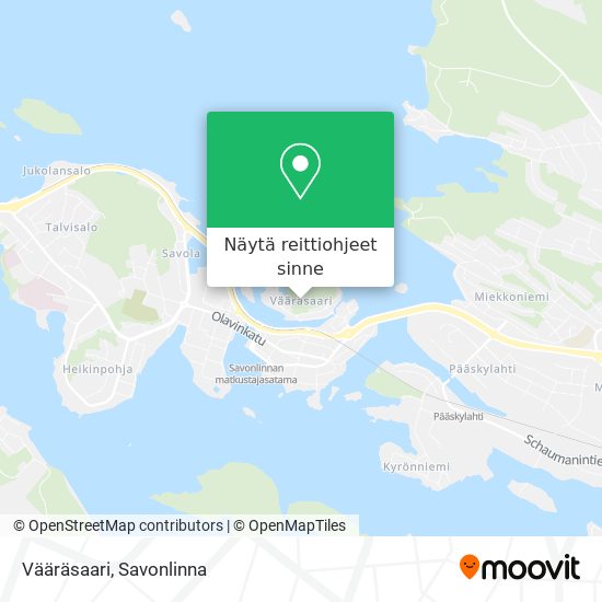 Vääräsaari kartta