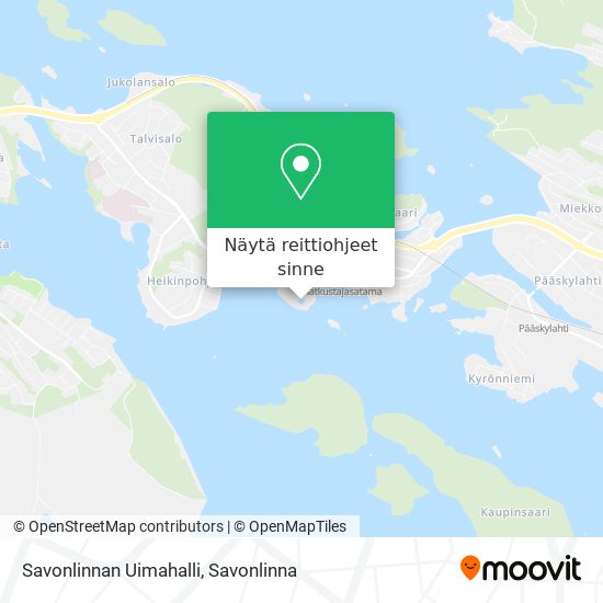 Savonlinnan Uimahalli kartta