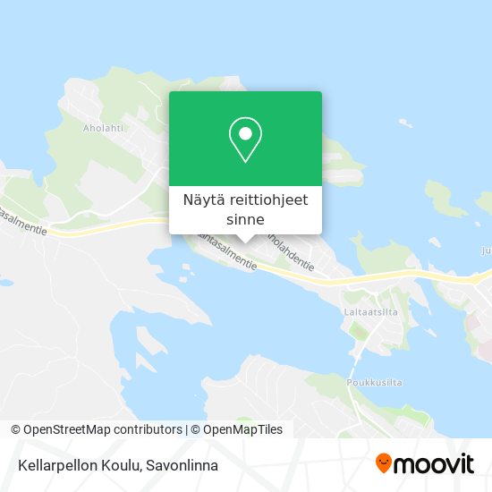 Kellarpellon Koulu kartta