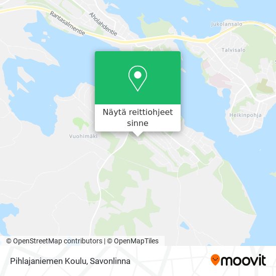 Pihlajaniemen Koulu kartta