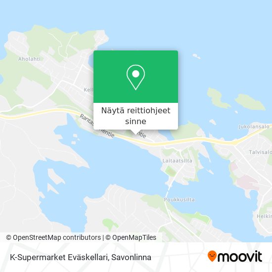 K-Supermarket Eväskellari kartta
