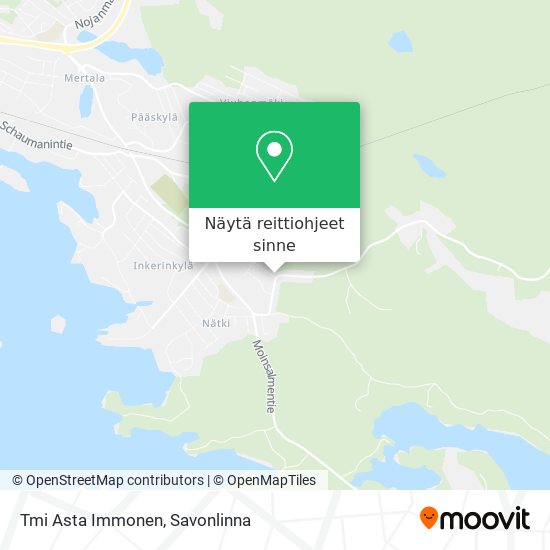 Tmi Asta Immonen kartta