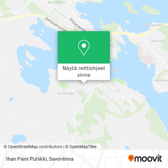 Ihan Pieni Putiikki kartta