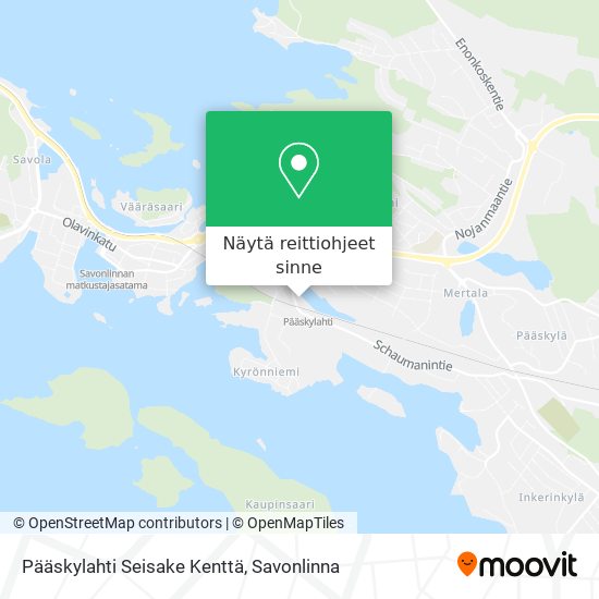 Pääskylahti Seisake Kenttä kartta