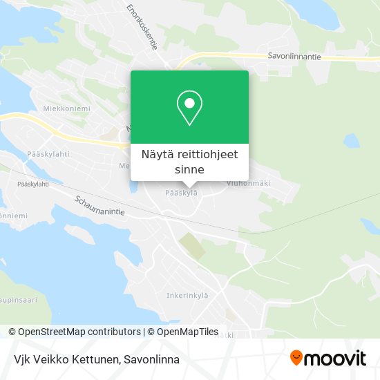 Vjk Veikko Kettunen kartta