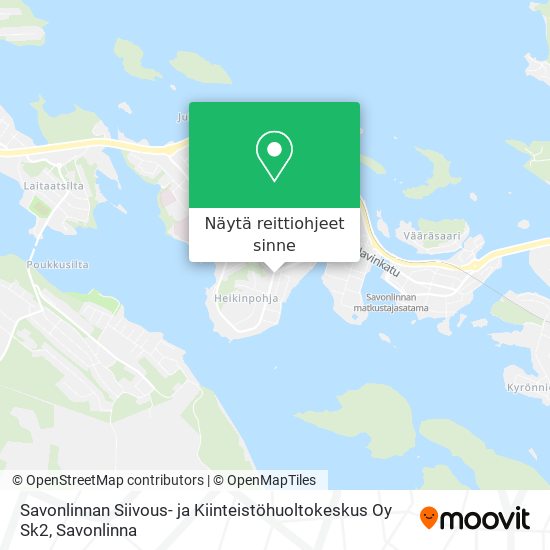 Savonlinnan Siivous- ja Kiinteistöhuoltokeskus Oy Sk2 kartta