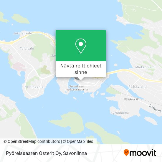 Pyöreissaaren Osterit Oy kartta
