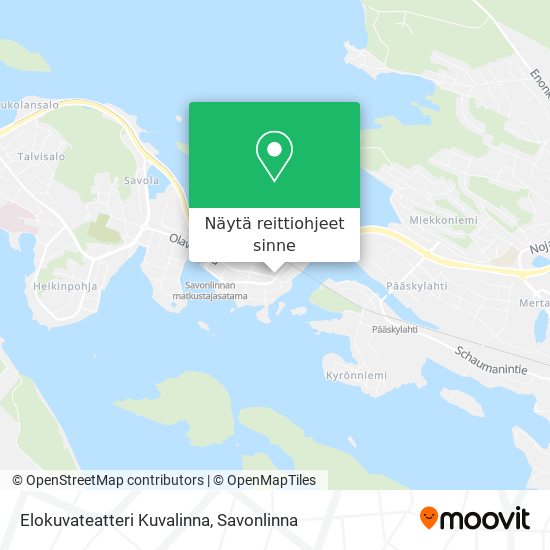 Elokuvateatteri Kuvalinna kartta