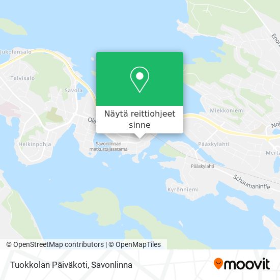 Tuokkolan Päiväkoti kartta