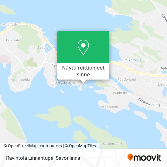 Ravintola Linnantupa kartta