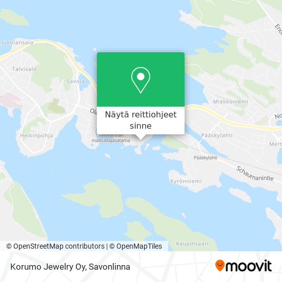 Korumo Jewelry Oy kartta
