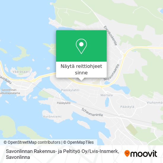 Kuinka päästä kohteeseen Savonlinnan Rakennus- ja Peltityö Oy /  Lvis-Insmerk kulkuvälineellä Bussi?