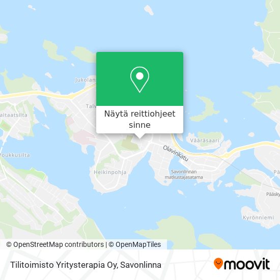 Tilitoimisto Yritysterapia Oy kartta