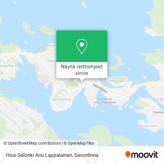 Hius-Salonki Anu Lappalainen kartta