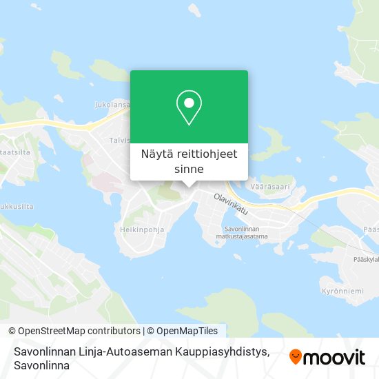 Savonlinnan Linja-Autoaseman Kauppiasyhdistys kartta