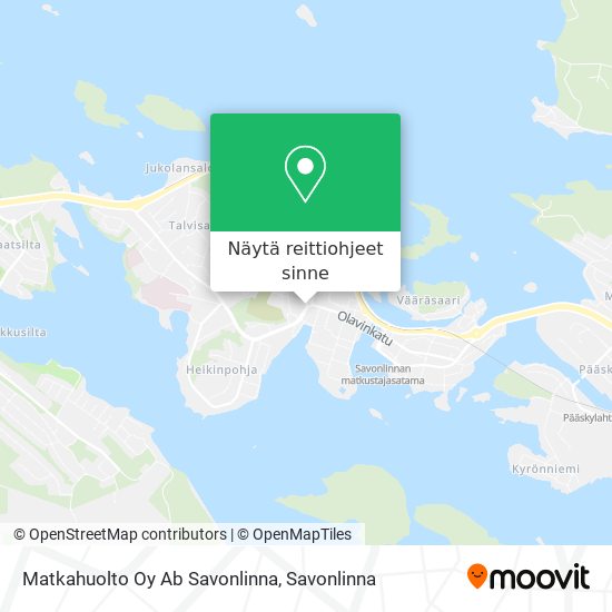 Matkahuolto Oy Ab Savonlinna kartta