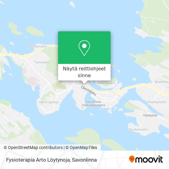 Fysioterapia Arto Löytynoja kartta