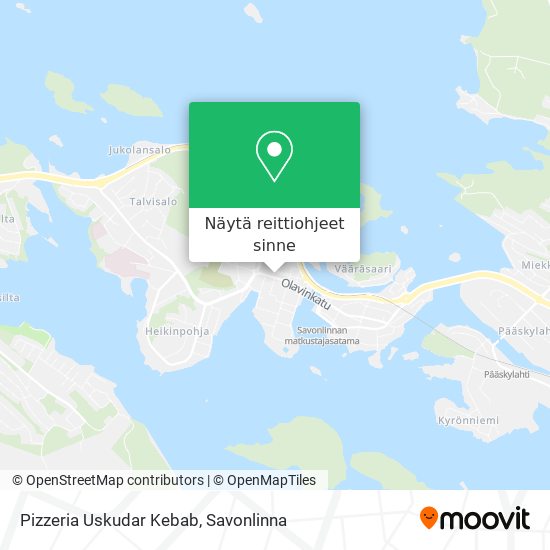Pizzeria Uskudar Kebab kartta