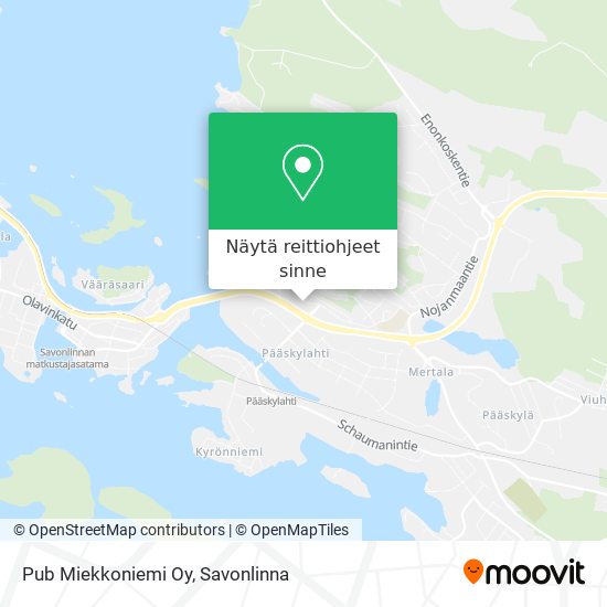Pub Miekkoniemi Oy kartta