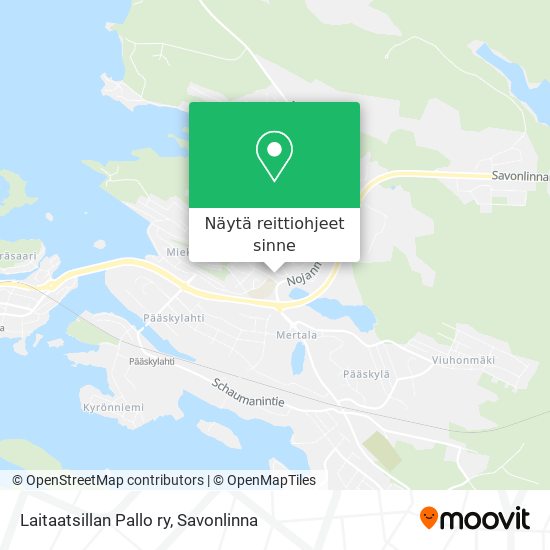 Laitaatsillan Pallo ry kartta
