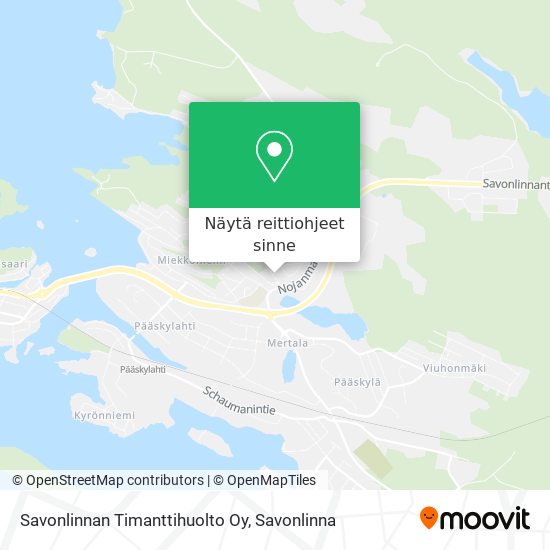 Savonlinnan Timanttihuolto Oy kartta