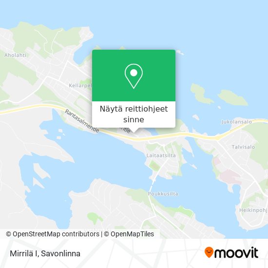 Kuinka päästä kohteeseen Mirrilä I paikassa Savonlinna kulkuvälineellä  Bussi?