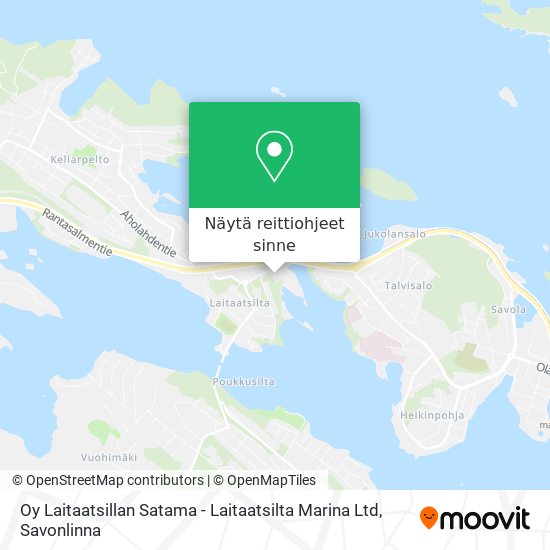 Oy Laitaatsillan Satama - Laitaatsilta Marina Ltd kartta