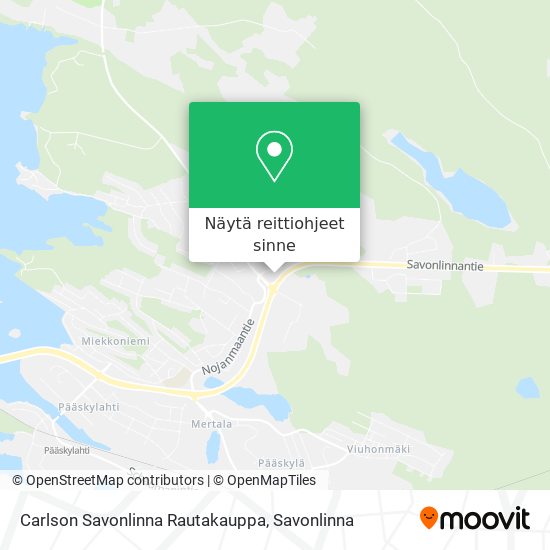 Carlson Savonlinna Rautakauppa kartta