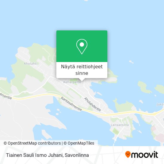 Tiainen Sauli Ismo Juhani kartta