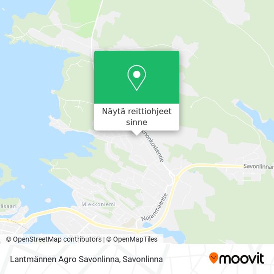 Lantmännen Agro Savonlinna kartta