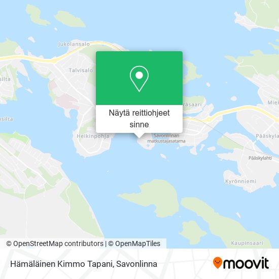 Hämäläinen Kimmo Tapani kartta