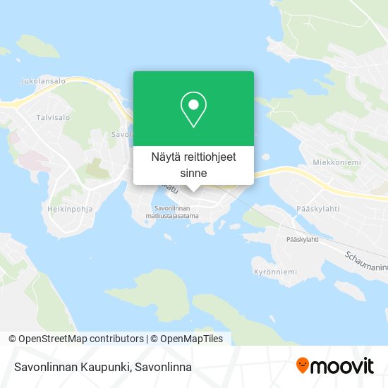 Savonlinnan Kaupunki kartta