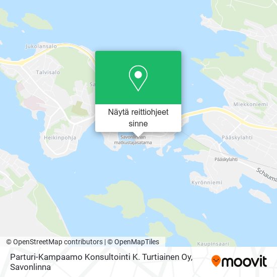 Parturi-Kampaamo Konsultointi K. Turtiainen Oy kartta