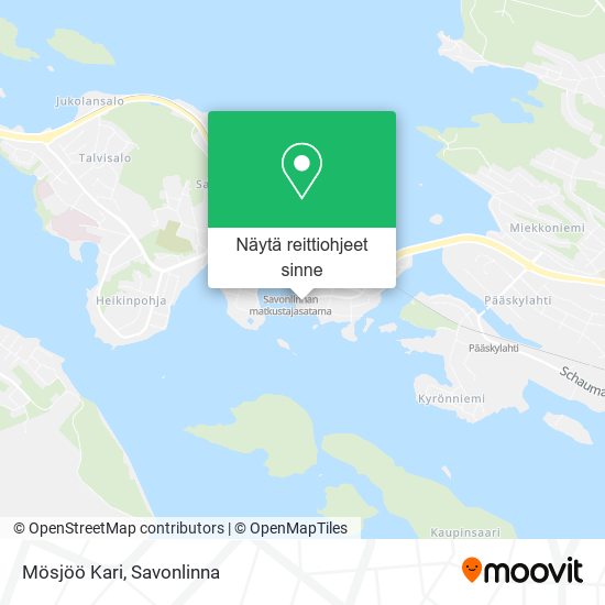 Mösjöö Kari kartta