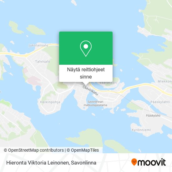 Hieronta Viktoria Leinonen kartta
