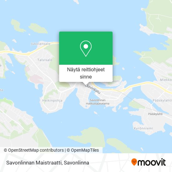 Savonlinnan Maistraatti kartta