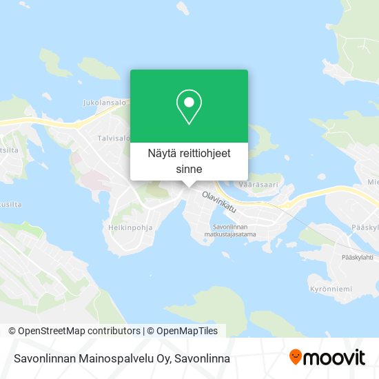 Savonlinnan Mainospalvelu Oy kartta