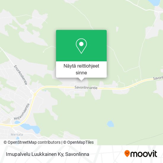 Imupalvelu Luukkainen Ky kartta