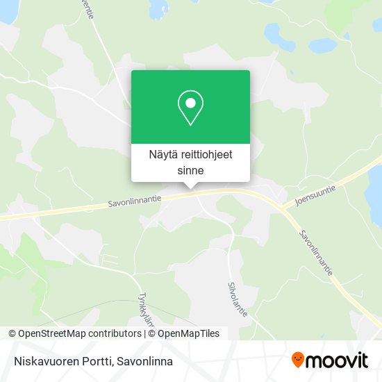 Niskavuoren Portti kartta